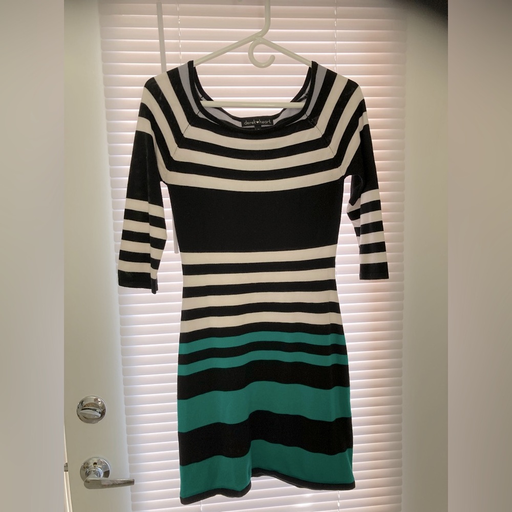 Light-weight sweater dress.